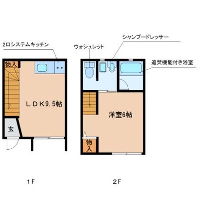 プレッジコートの物件間取画像